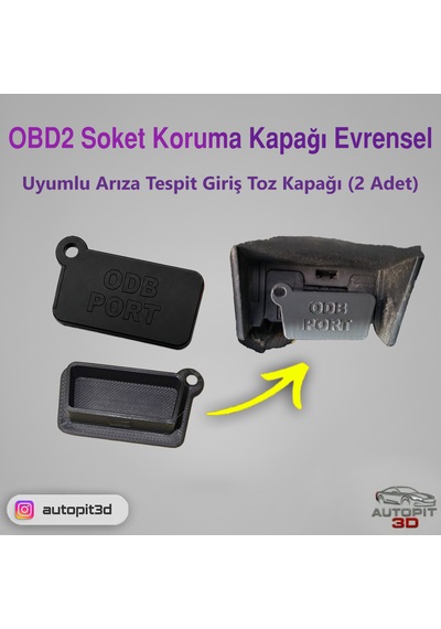 Evrensel Obd-ıı Soket Koruma Kapağı / Obd Teşhis Soketi Kapağı