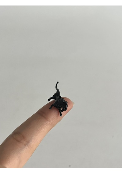 El Yapımı Mini Murano Cam Kaplan Biblo A102-02
