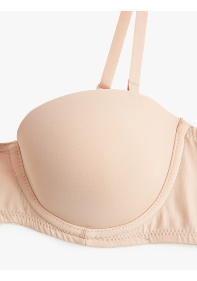 Koton Desteksiz Balenli Comfort Sütyen Ten Rengi 6slk10033mk