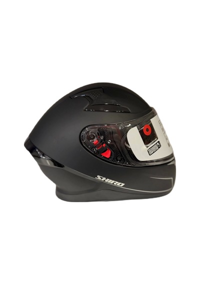 Shiro Katana Sv Joker Kapalı Kask Mat Siyah