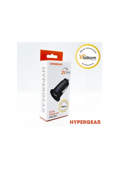 Hypergear 2.1A 2X Hızlı Araç Şarj Aleti Set Micro Kablo  Siyah