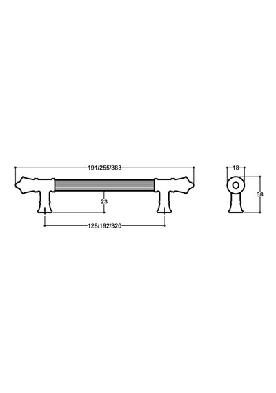System Mobilya Kulbu Siyah 128mm Kulp Sy4675 0128 Al6-al6 Çok Renkli