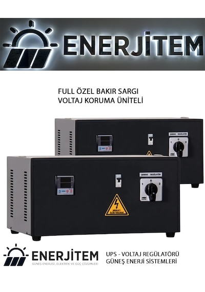 Full Bakır Sargı,regülatör 15 Kva Monofaze Servo,korumalı