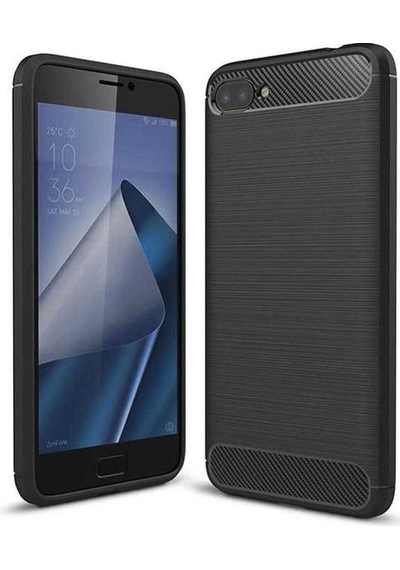 Asus Zenfone 4 Max Zc554kl Kılıf Zore Room Silikon Kapak Siyah