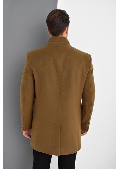 Plt9386 Dewberry Erkek Palto-camel Camel