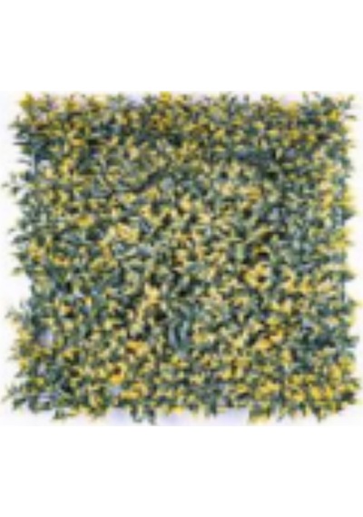 Yapay Çay Bitkisi Tabaka Sarı 50x50 Cm. Uv Korumalı - Dış Mekan Uyumlu Çok Renkli