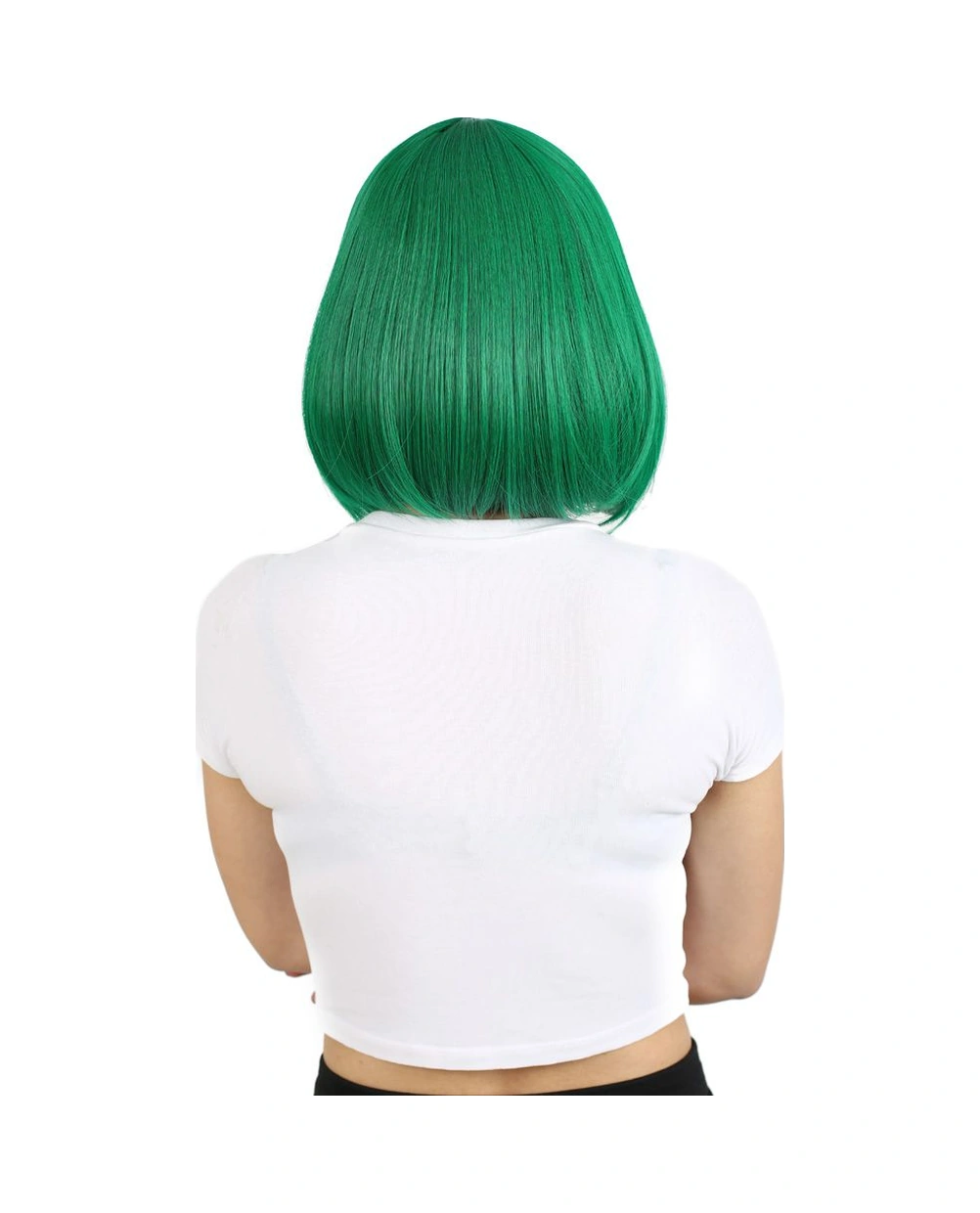 Küt Kahküllü Fiber Sen Peruk / Koyu Yeşil - Mydr-713792 Renkli