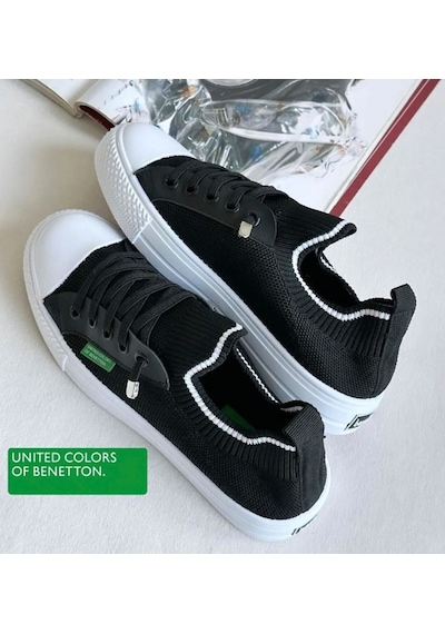 United Colors Of Benetton Benetton 10233 Kadın Günlük Sneaker Ayakkabı Siyah