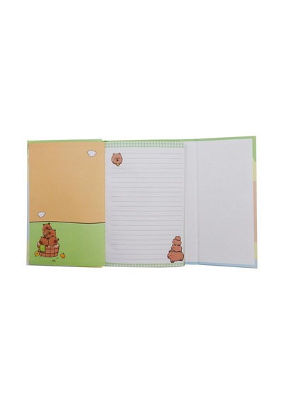 22x15 Capybara Temalı Mıknatıs Kapaklı Defter 100 Yaprak - M3