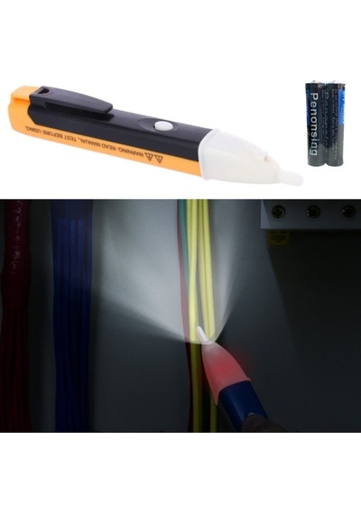 Elektrik Kaçak Dijital Kontrol Kalemi -dedektörlü Temassız Işıklı Kablo Voltaj Test