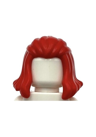 Minifigür Parçaları: Saç - Hair: Minifigürler Için Orta Uzunlukta Kulak Arkasına Taranmış Saç Modeli
