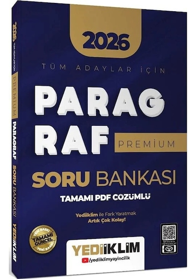 Yediiklim 2026 Tüm Adaylar İçin Paragraf Premium Serisi Çözümlü S