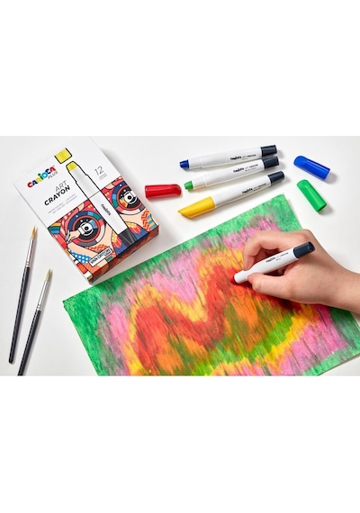 Carioca Plus Art Crayon Boya 12li Sert Kutu Çok Renkli