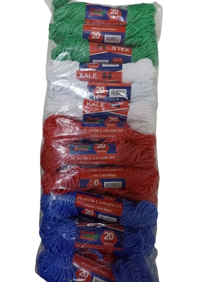 Kale Plastik Çamaşır İpi 20 Metre 24 Adet Timya/go1395 198880