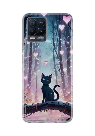 Realme 8 - 8 Pro Kılıf Boutique Baskılı Resimli Love Cats Tree Pcode -050