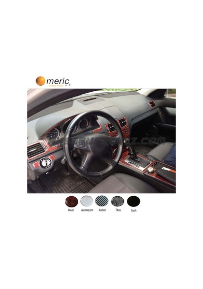 Meriç® Mercedes C180 Ön Torpido Kaplama 17 Parça 2006-2011 (537474899)