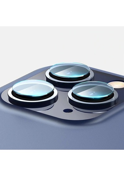 Baseus Apple     Uyumlu iPhone 12 Pro 6.1-pro Max 6.7 Tempered Kamera Lens Koruma Camı 2set- 5775