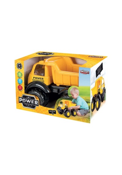 06 522 Power Kamyon Sarı -nessiworld Oyuncak 44 Cats