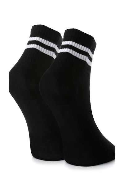 Karayel Çorap Unisex Siyah Tenis Çorap 6 Çift