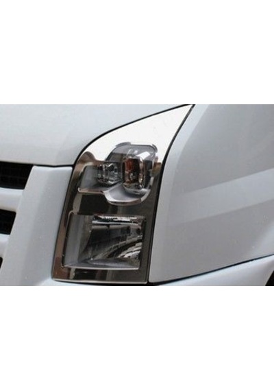 Ford Transit Uyumlu 5 Far Çerçevesi 2 Parça Krom 2003-2006