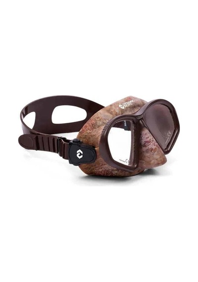 Dynamic Nord Dive Mask Mc 15 Iki Camlı Düşük Hacimli, Revo Ayna Efekti Lensli Dalış Maskesi Kahverengi