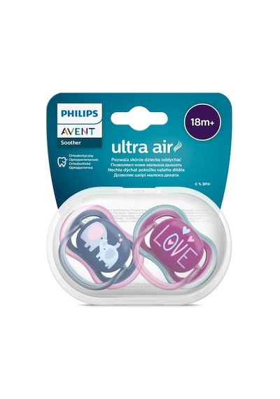 Philips Avent Ultra Air Emzik +18 Ay 2li Kız Scf349/22 Çok Renkli