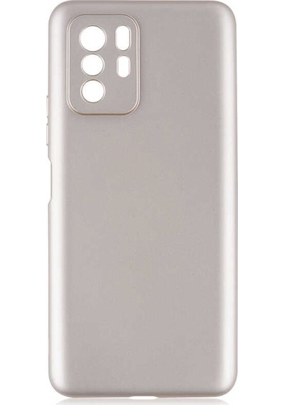 Kilifone - Xiaomi Uyumlu Poco X3 Gt - Kılıf Mat Renkli Esnek Premier Silikon Kapak - Gold