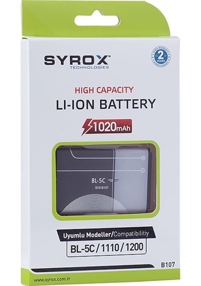 Nokia Bl 5C Pil Batarya Syrox Marka