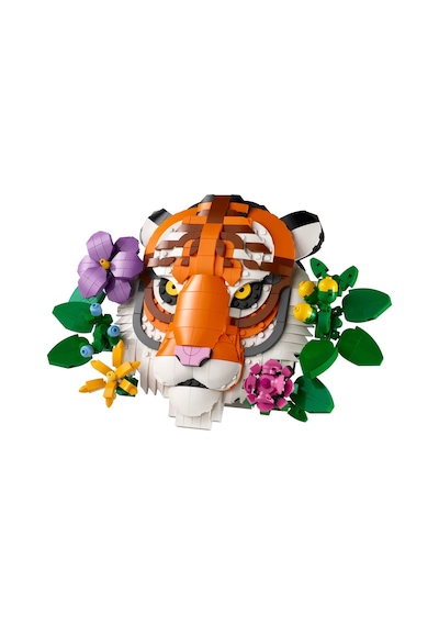 LEGO® Art Fauna Koleksiyonu – Kaplan 31217 - Yetişkinler için Çiçekli Dekoratif Model Yapım Seti (744 Parça)