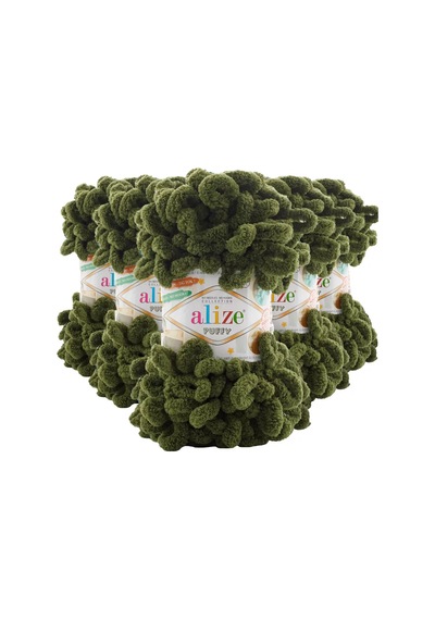 Alize Puffy Puffy 620 İpliği - 5 Adet Peluşlu 264250946