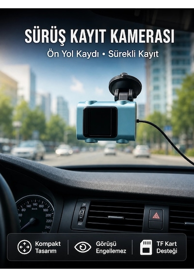 Araç Ön Cam Kamerası Sürüş Güvenliği İçin Video Kayıt Yeni Nesil 70704557