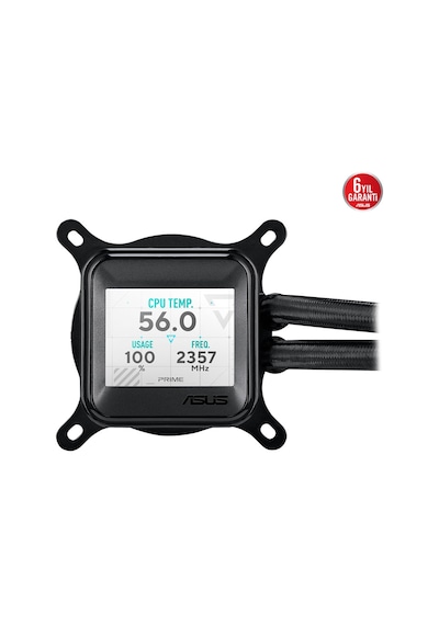 Asus 360mm Lcd Prıme Slc Iı 360 Argb Am5-1851p Sıvı Soğutmalı İşlemci Fanı / 90rc01w1-b0eay0