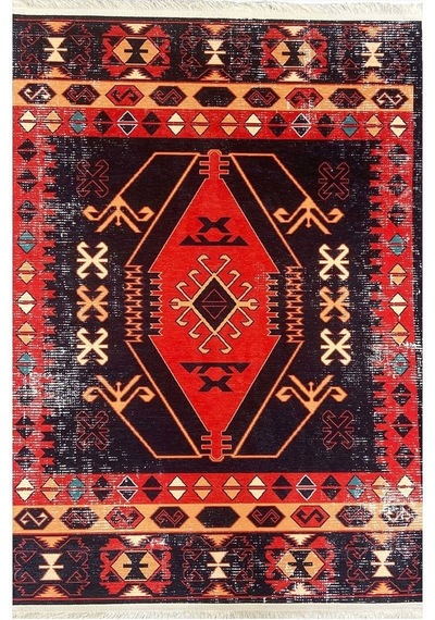 Prizma Halı Vintage Kilim V-6513 Çok Renkli