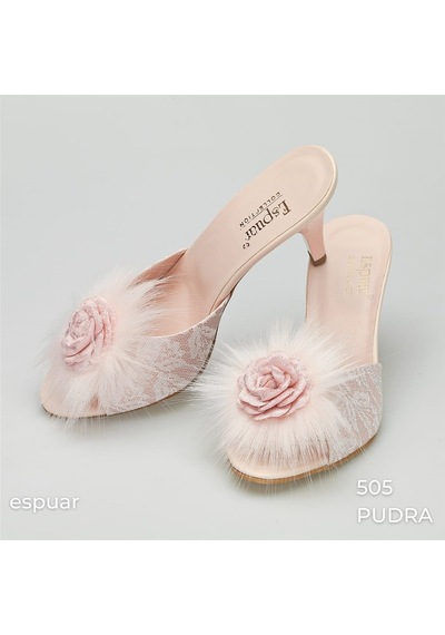 Espuar 505 Kadın Terlik - Pudra Pudra