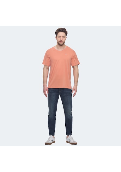 Slazenger KRAKKER Erkek V Yaka Somon Tişört
