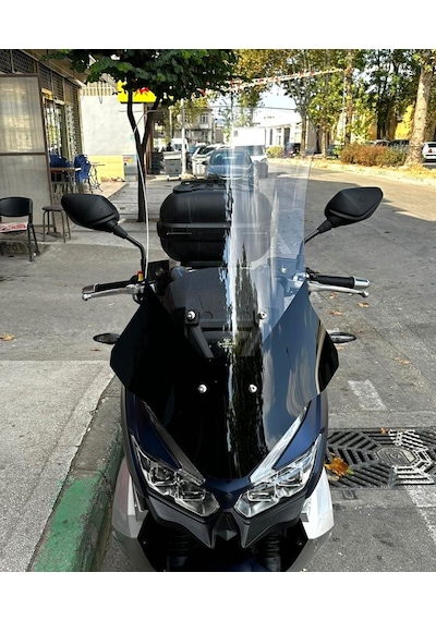 Motocam Rks Blade 350 Ön Cam 2023-2026 Model 75cm Şeffaf Renkli 4mm Uzun