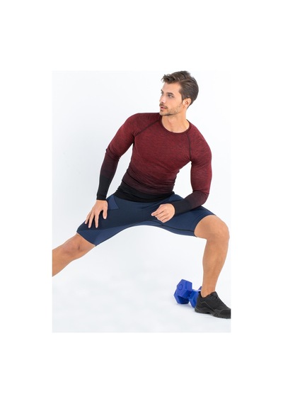 Miofit Erkek Active Dikişsiz Uzun Kollu Spor Tişört Çok Renkli