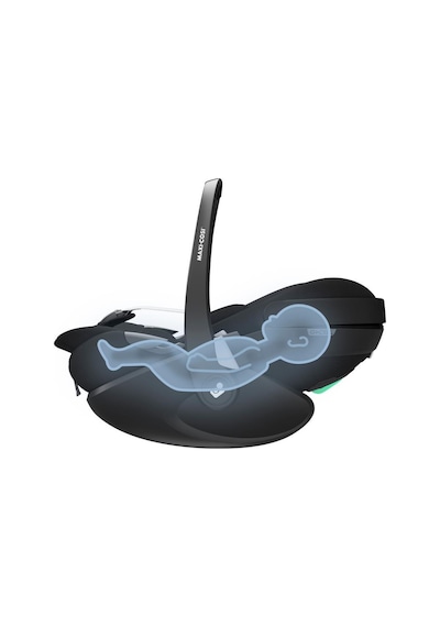 Maxi-Cosi Pebble Slidetech Tam Yatabilen 0-13 kg Ana Kucağı ve Oto Koltuğu Twillic Black