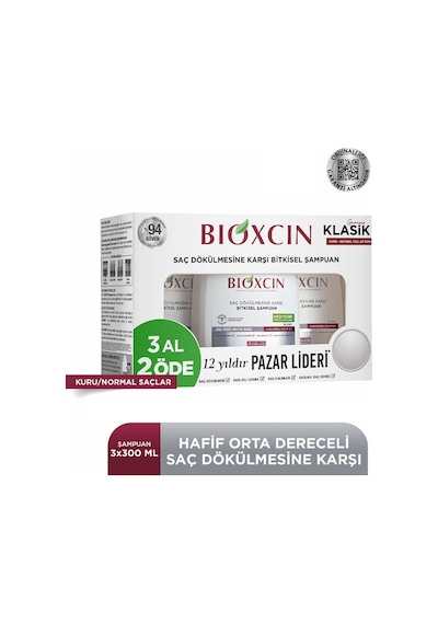 Bioxcin Genesis Kuru Ve Normal Saçlar İçin Şampuan 300 Ml + 100 Ml Şampuan Hediye