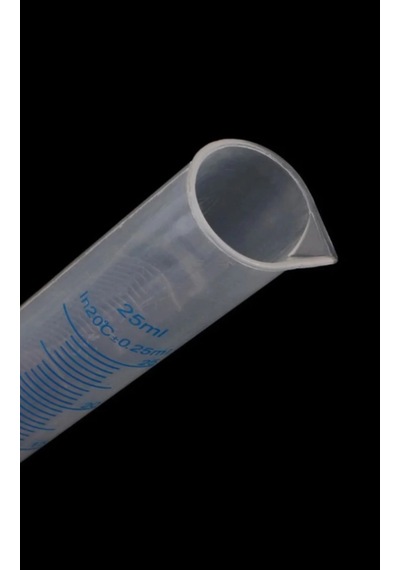 Mezür Plastik Uzun Form 25 Ml