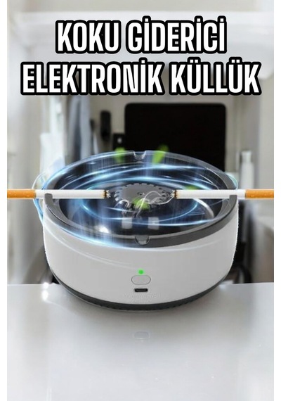 Küllük Duman Giderici Temizlenebilir Elektronik Pilli