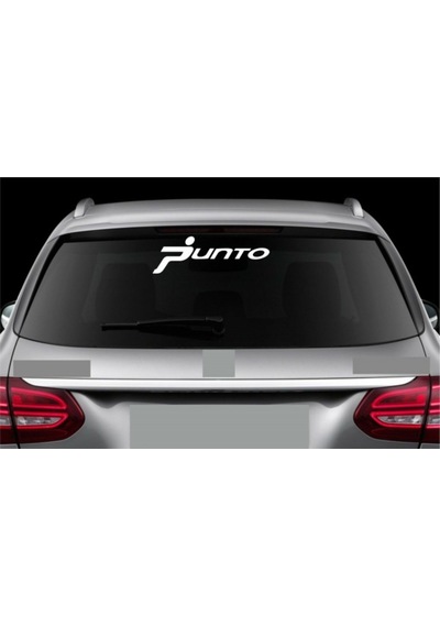 Fiat Punto Araba Arka Cam Sticker Yapıştırma