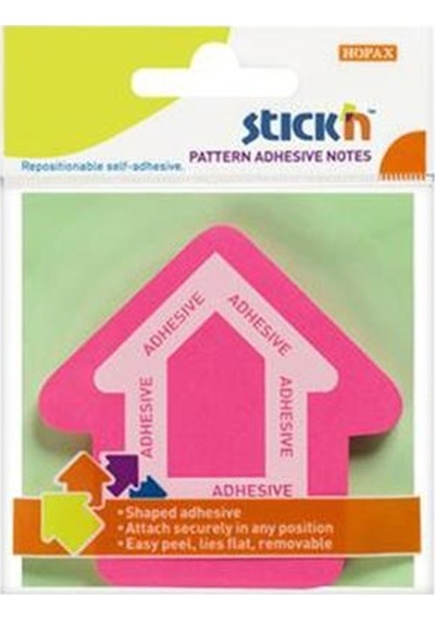 Stıckn Ok Şekilli 70x70 MM Pembe 50 Yaprak Not Kağıdı 4-2154200-5
