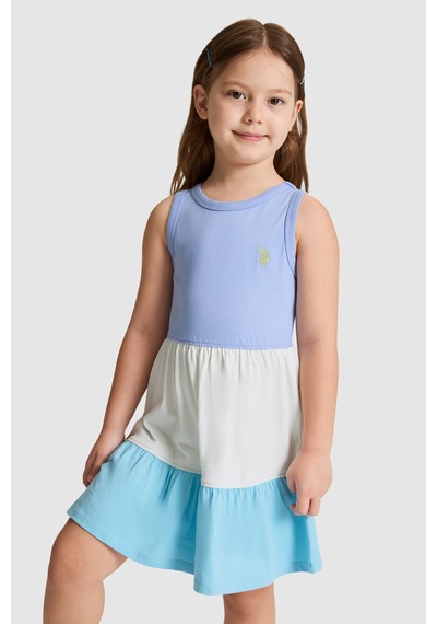 U.S. Polo Assn. Kız Çocuk Lila Elbise Örme 50325651-vr245 Lavanta