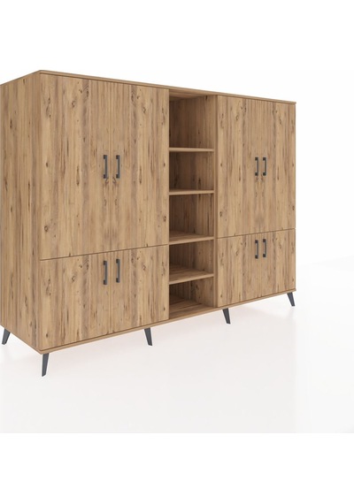 Kronos Dolap 14 Raflı 8 Kapaklı 220x59x163 Çam-çam Çam-çam Kronos Dolap 14 Raflı 8 Kapaklı 220x59x163 Çam-çam Çam-çam
