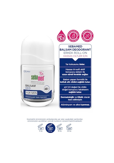 Sebamed Deo Men Roll-on Deodorant 50 Ml