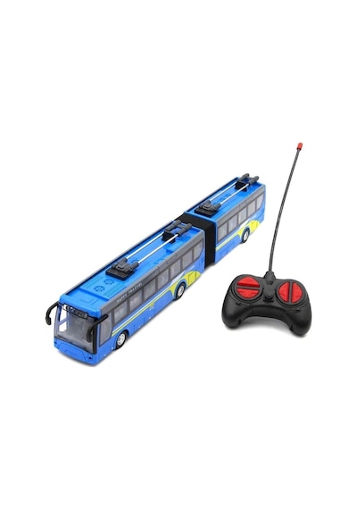 Ctoy Ht227 Uzaktan Kumandalı Körüklü Şehir Otobüsü 61984 Mavi Çok Renkli