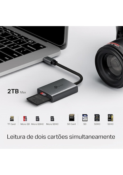 Tp-link Ua440c, Usb 3.0 Type-c - Sd Ve Microsd 4.0 Kart Okuyucu