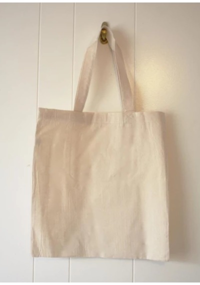Nevateks Tekstil Pamuklu Ham Bez Kadın Spor Omuz Çantası 30 x 35 CM