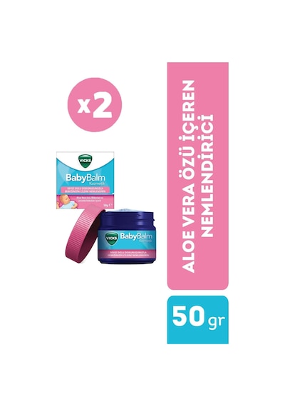 2 Adet Vicks Baby Balm 50 gr